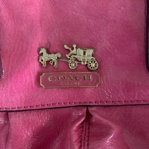 Pink coach purse